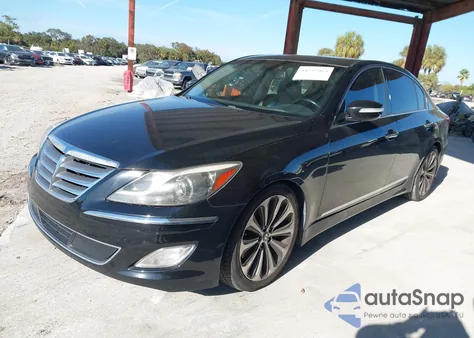 2013 Hyundai Genesis 5.0 R-Spec z USA, uszkodzony, nr VIN KMHGC4DH9DU219935